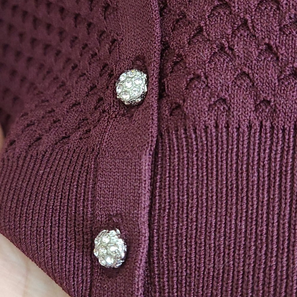 Zara JEWEL BUTTON TEXTURED JACKET - Picture 3 of 6